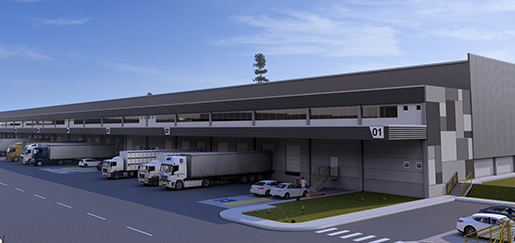 45 módulos com 3 docas cada