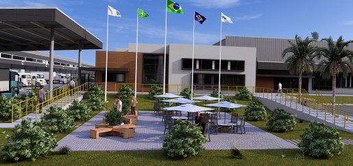 Praça de alimentação e apoio ao motorista